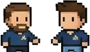 Triforce team pixel art